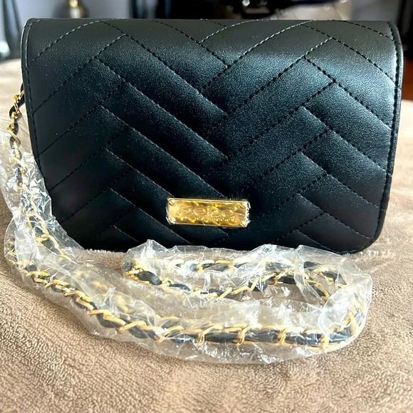 Bebe crossbody black hot sale